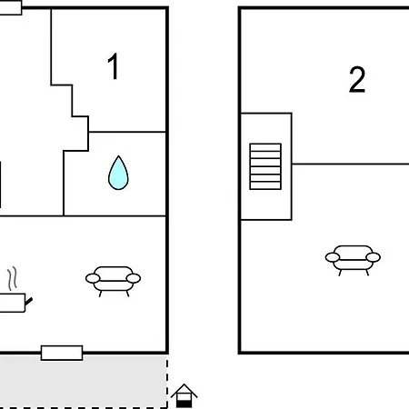 Bella Casa Con 2 Da Letto A Nørre Nebel